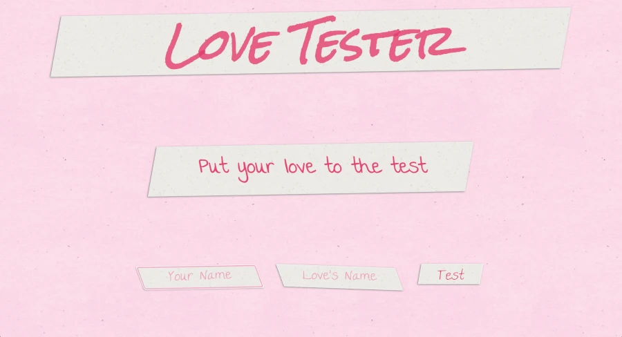 Lovetester App